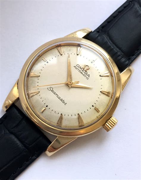 omega seamaster rose gold vintage|omega seamaster automatic 18k gold.